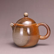 Wood Fired Dragon Egg Nixing Teapot by Li Wenxin 李文新柴烧坭兴龙蛋壶 145ml